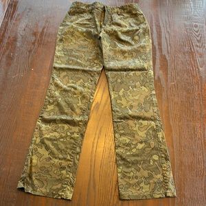 Camo shiny pants